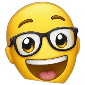 A person tearing the exam paper with happiness emoji