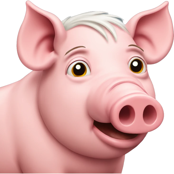 Schwein mit Zigarre emoji