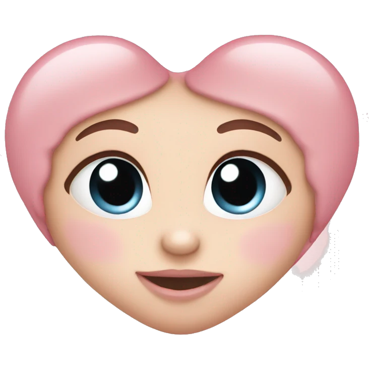Baby pink heart  emoji