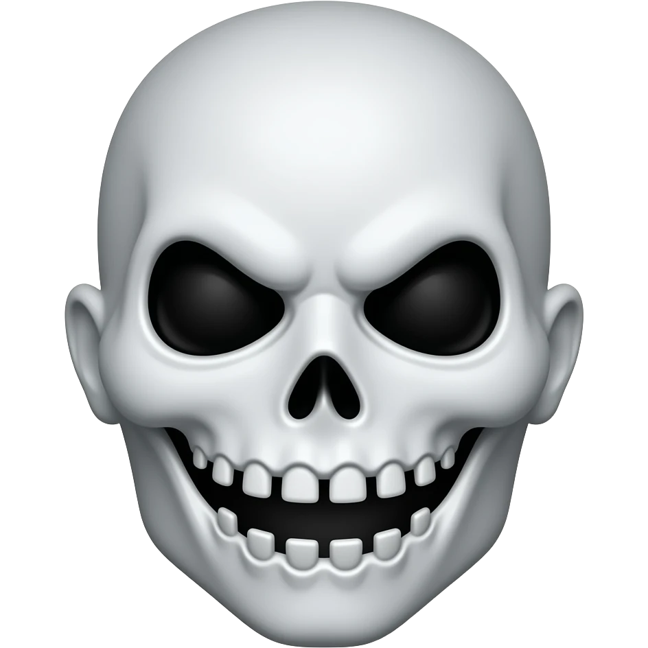 وجه مخيف emoji