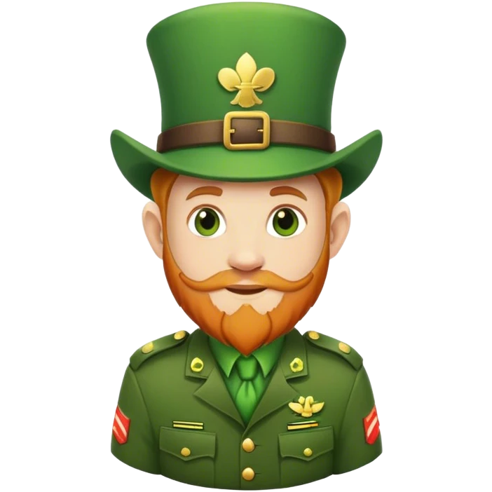 Army leprechaun emoji