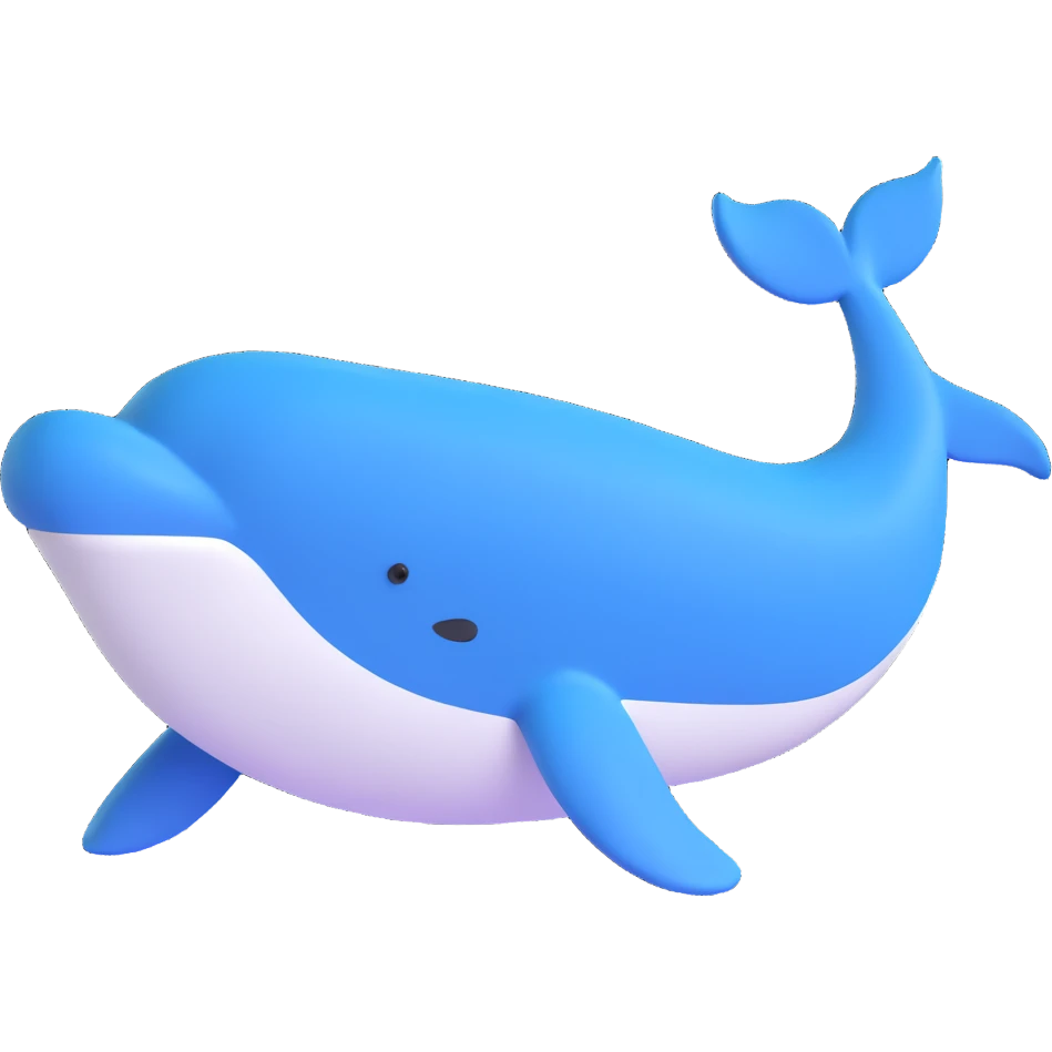 a blue whale emoji