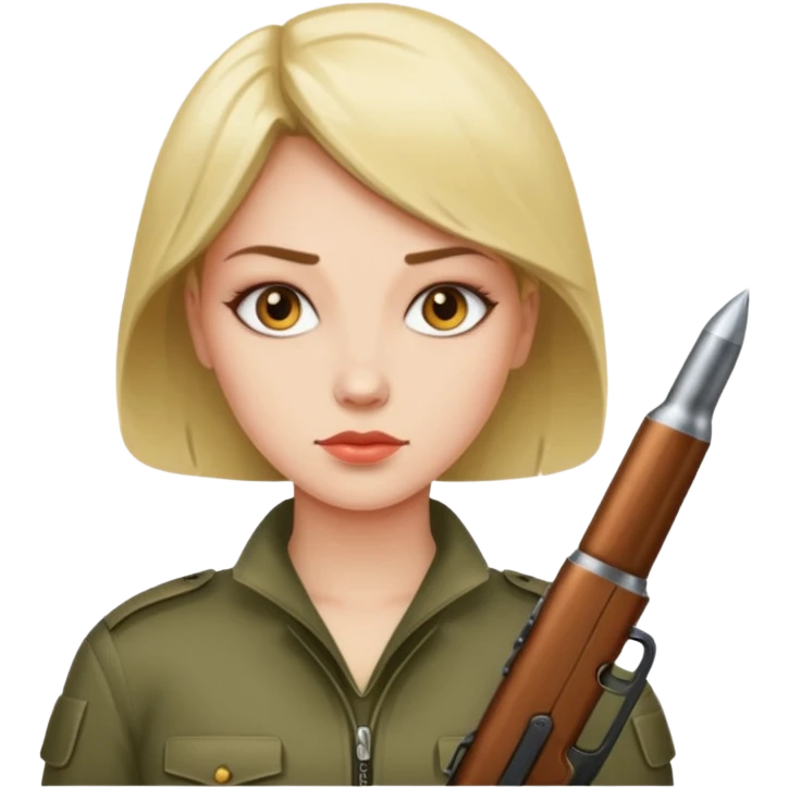 lady wearing bullet proof emoji