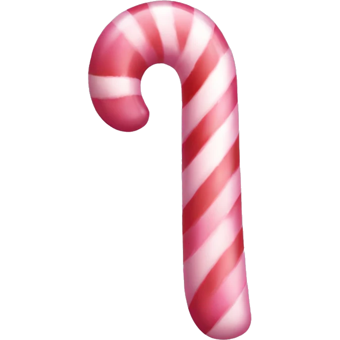 Baby pink candy cane  emoji