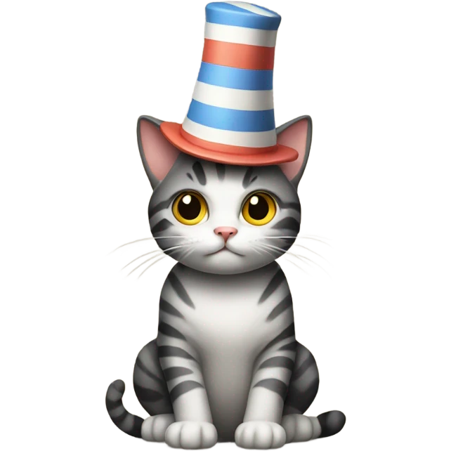 Cat in a hat emoji