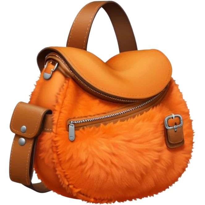 peach + bum bag emoji