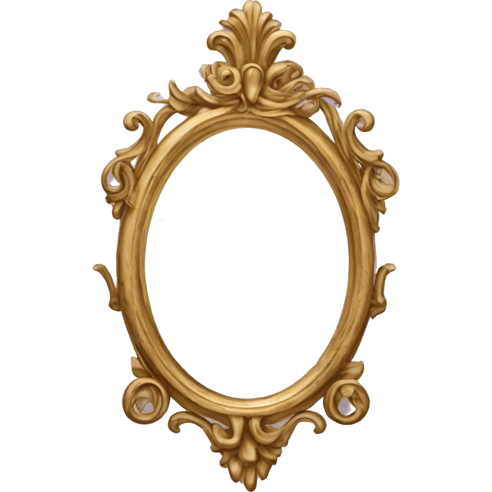 Victorian mirror chic emoji