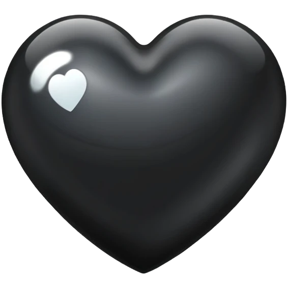 Black heart emoji