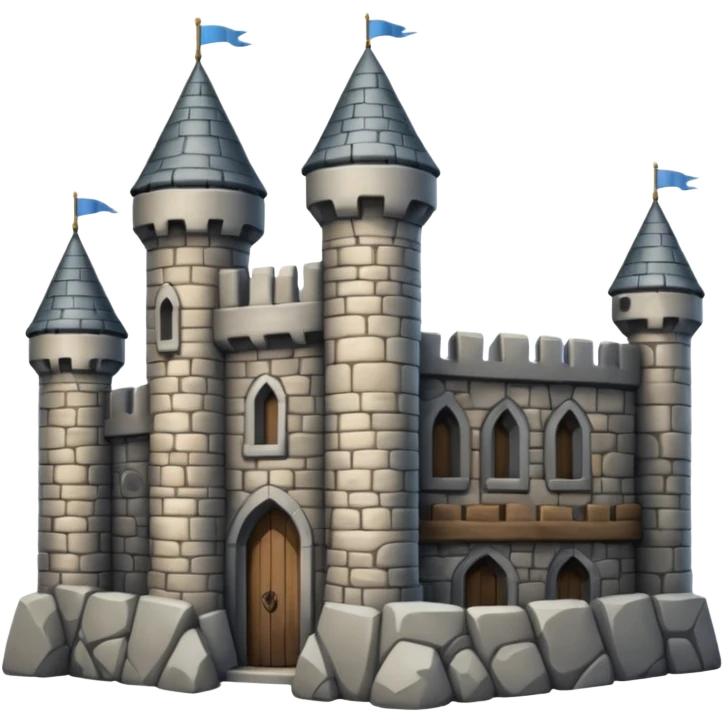 old castle emoji