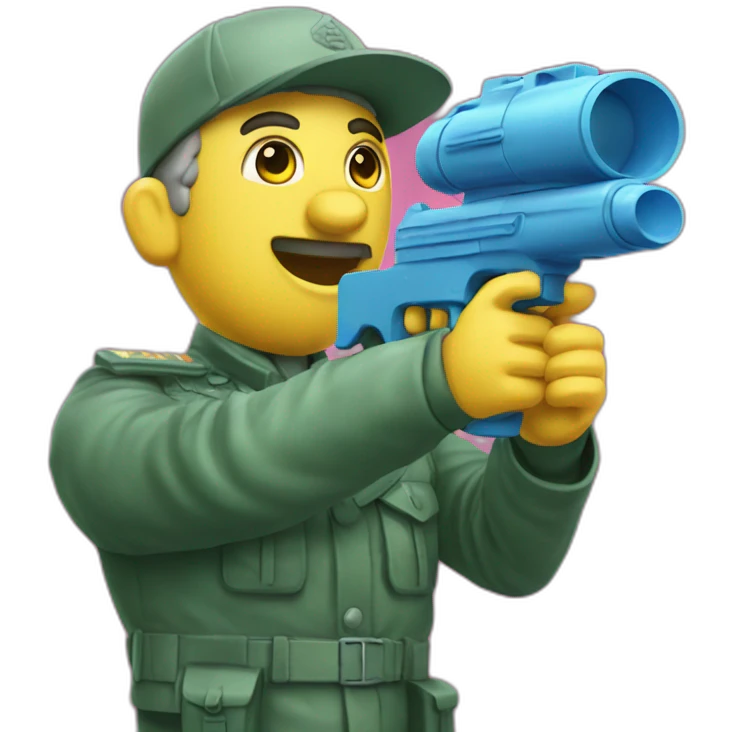 Francisco Franco water gun emoji
