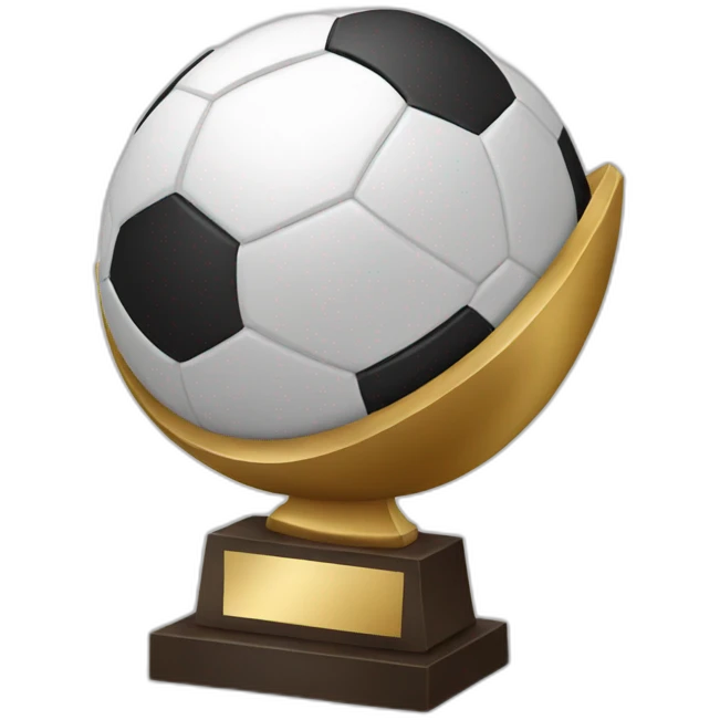 Football trophy emoji