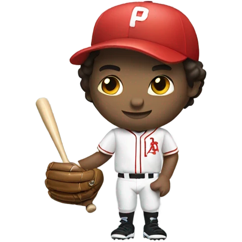 Short baseball player emoji