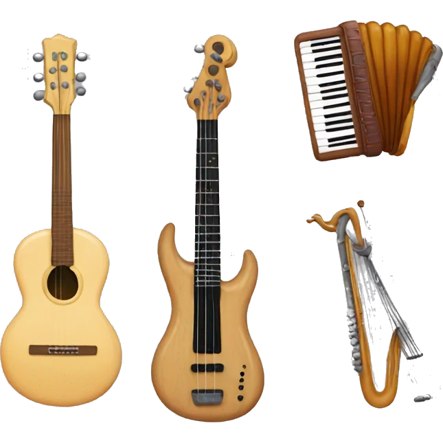 Instrumentos arpa emoji