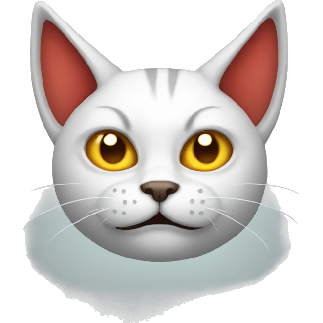 Cat with devil ears emoji