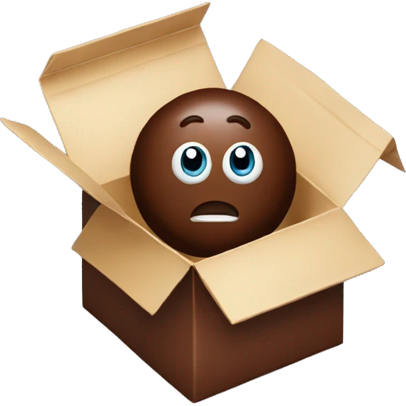 Chocolate in a box emoji