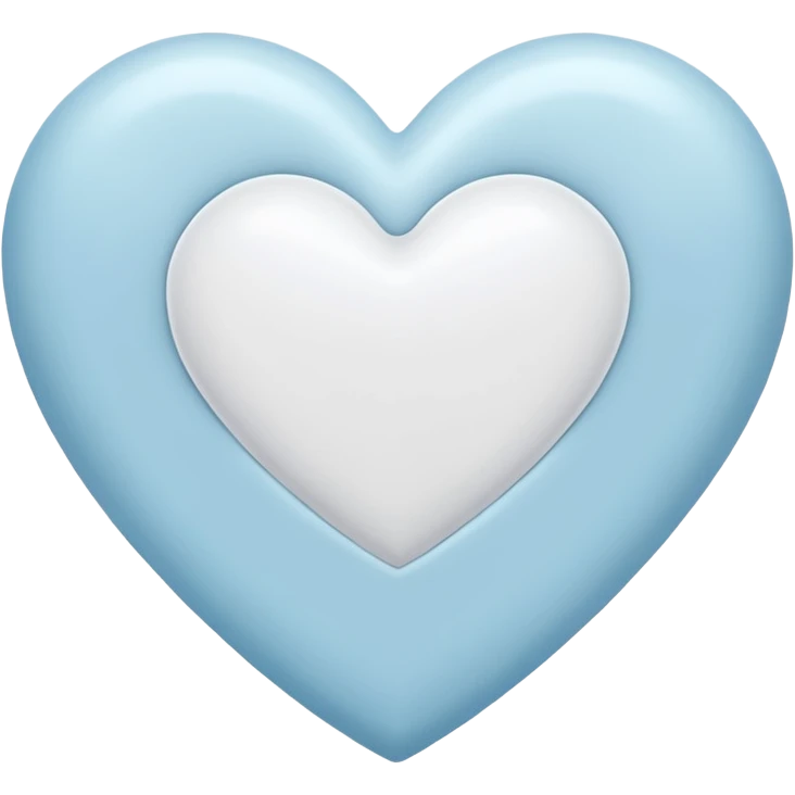 Beyaz kalp emoji
