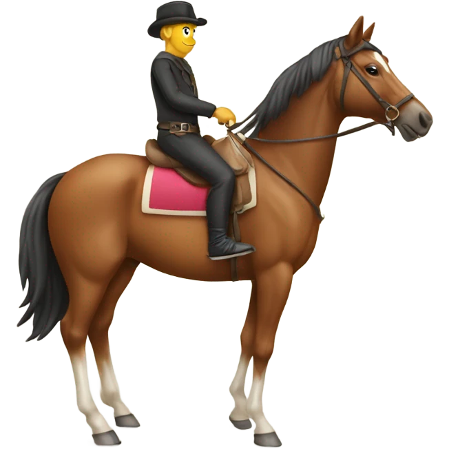 horse ridding emoji