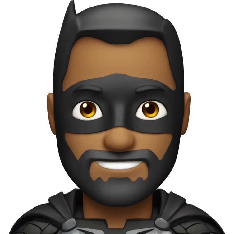 batman has a beard emoji