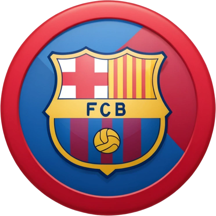 fc barcelona only logo not in cercle emoji