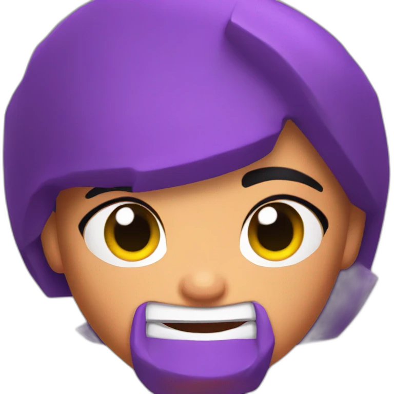 shelly in brawl stars emoji