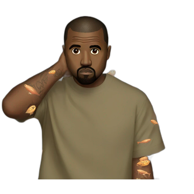 Kanye west loves fishticks emoji