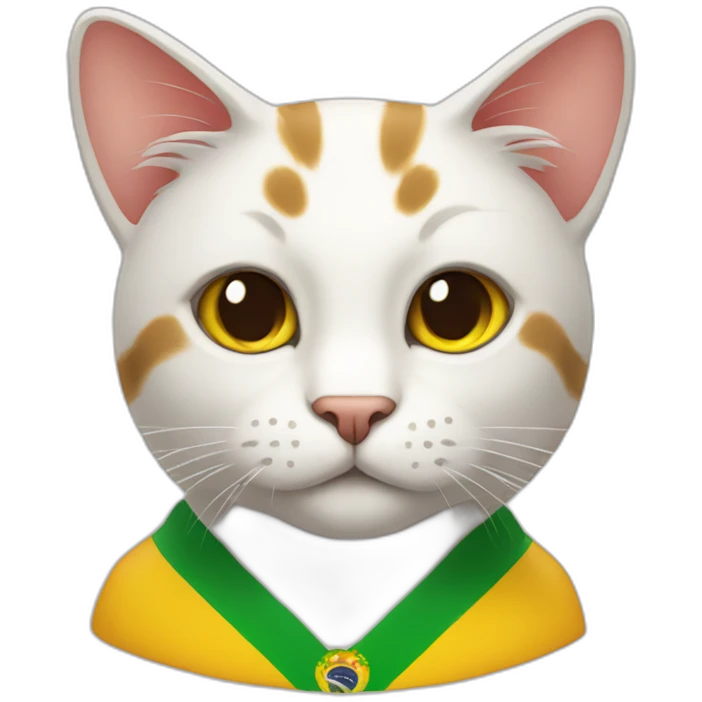 a cat form Brazil emoji