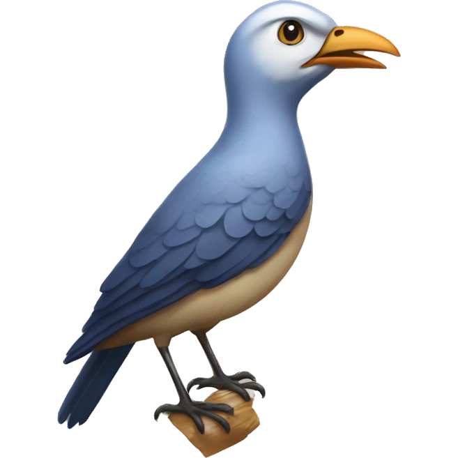emblematic bird from reunion islnd emoji