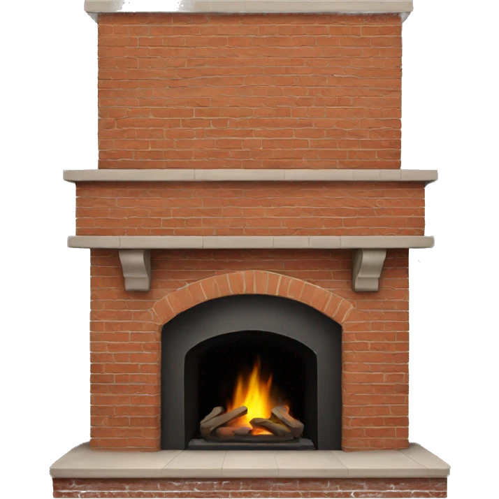 Brick fireplace emoji