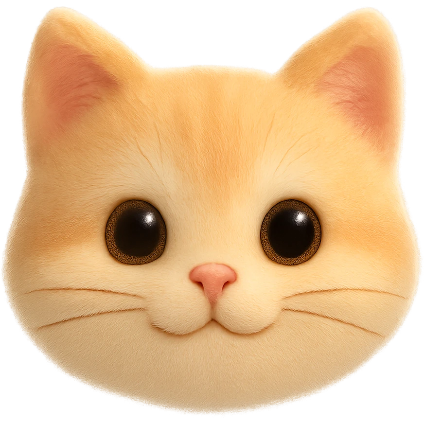 cute cat face emoji