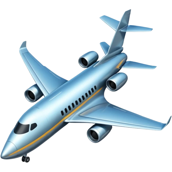 Un avion jet emoji