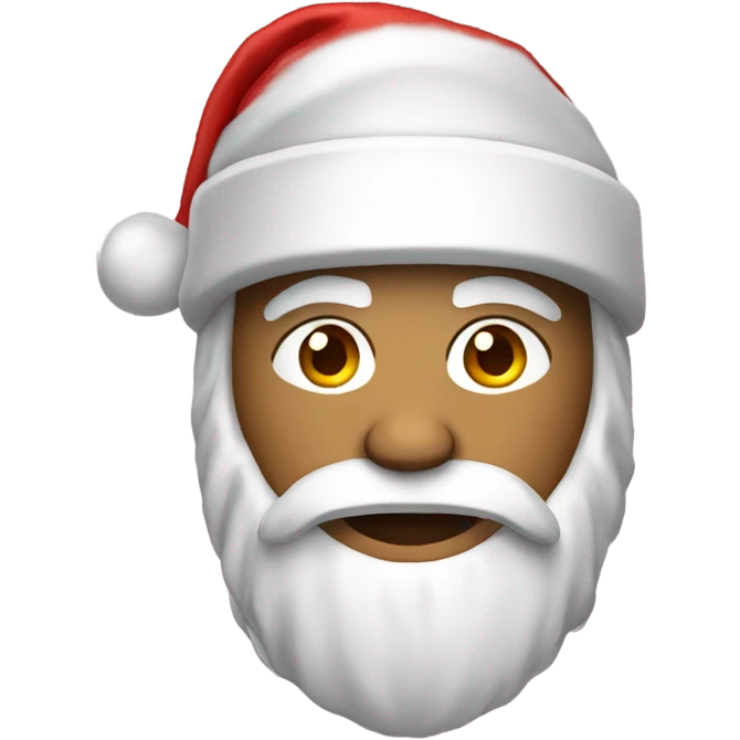 spartan male wearing santa hat emoji