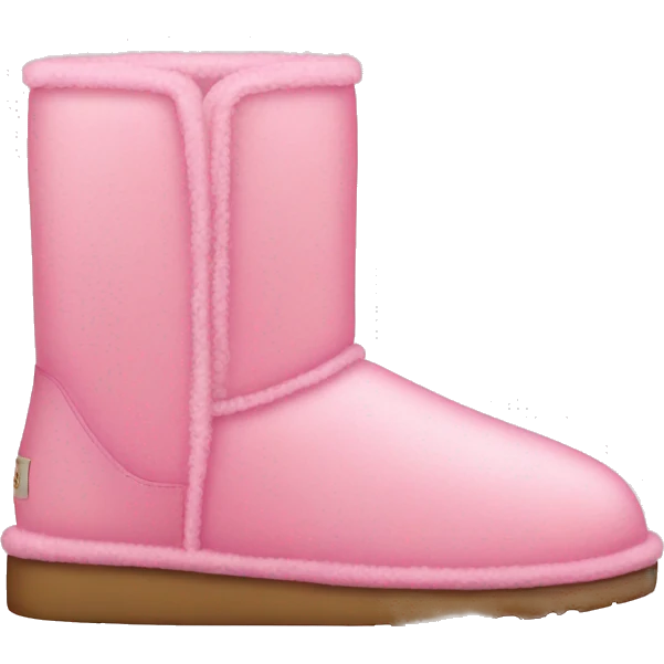 pink uggs with light pink now emoji