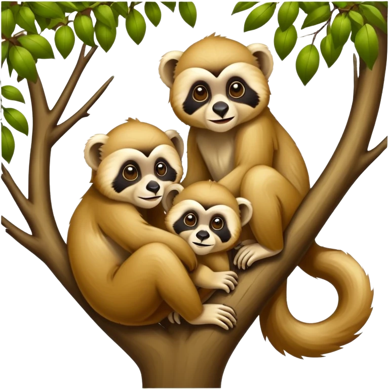 lar gibbon family emoji