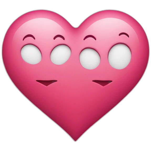 Heart with M and V emoji