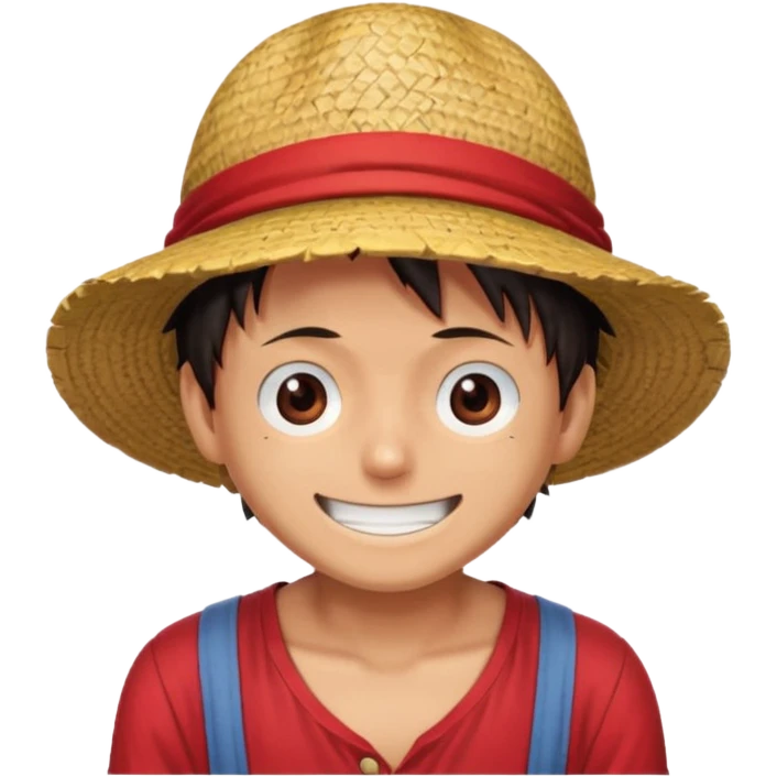 Luffy from one piece emoji