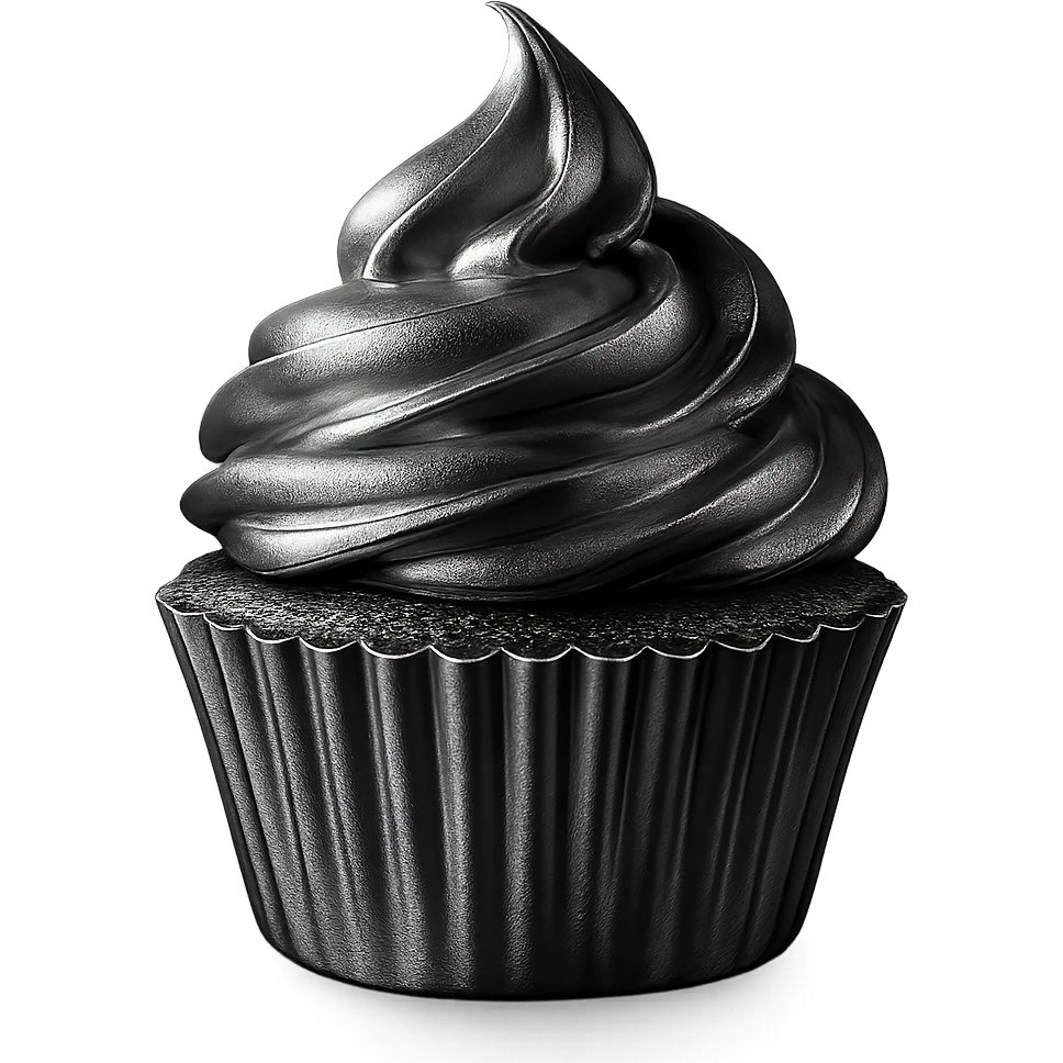 gothic cupcake emoji