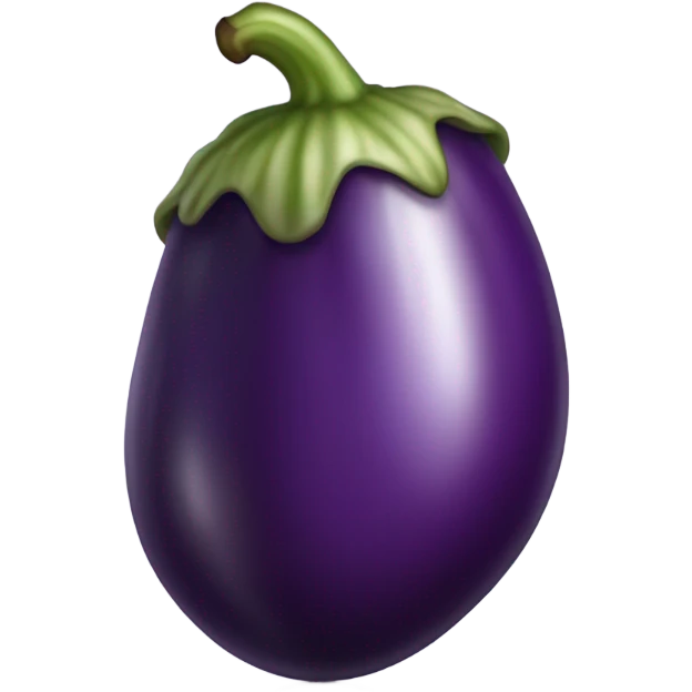 long wet eggplant  emoji