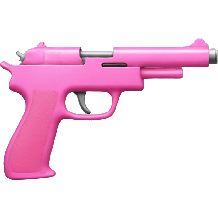 pink gun emoji
