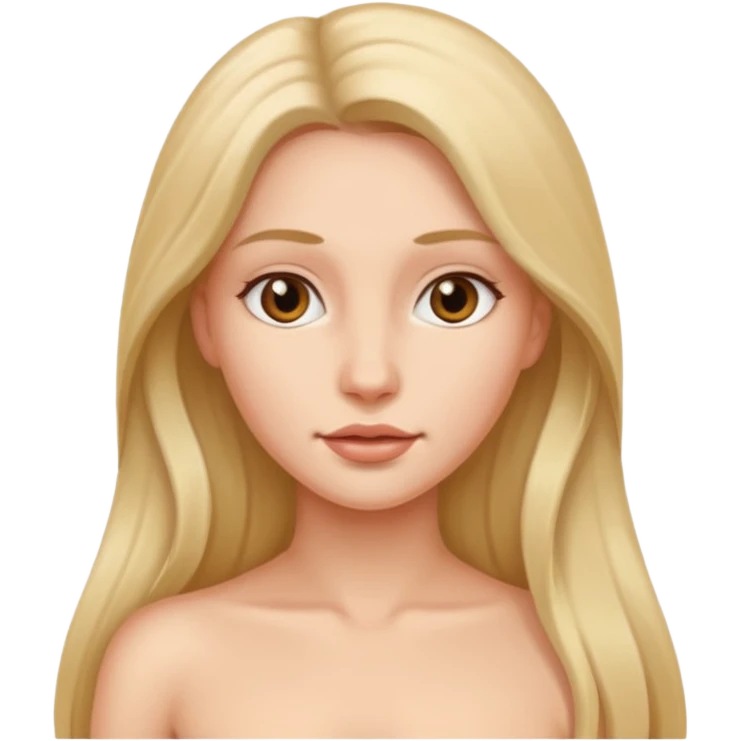 Голая девушка emoji