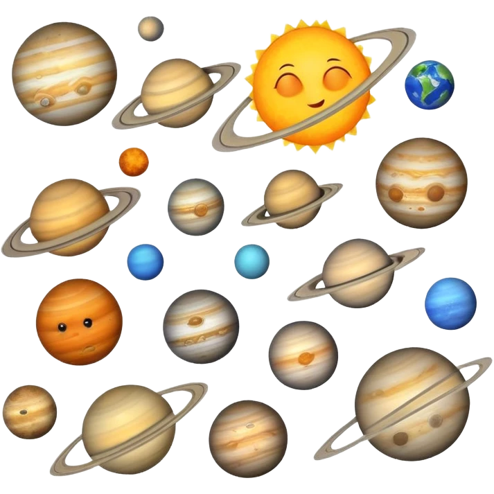 Solar system emoji