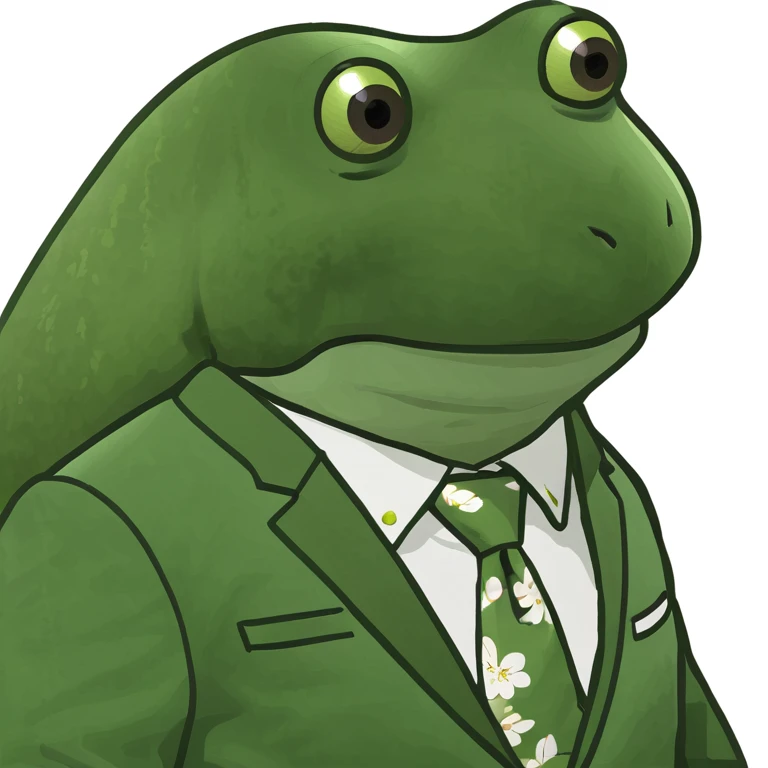 bufo in a japanese suit emoji