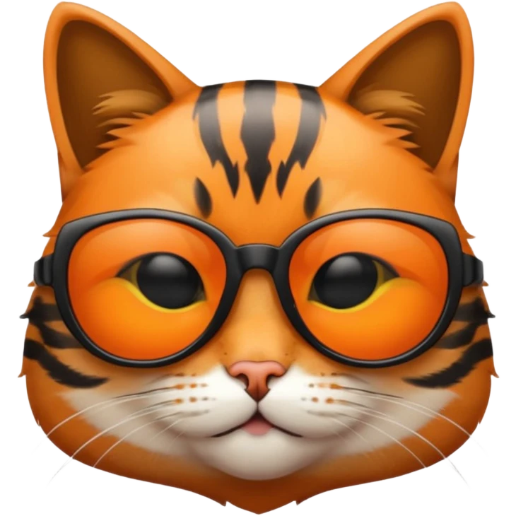 Cat wearing sunglasses emoji