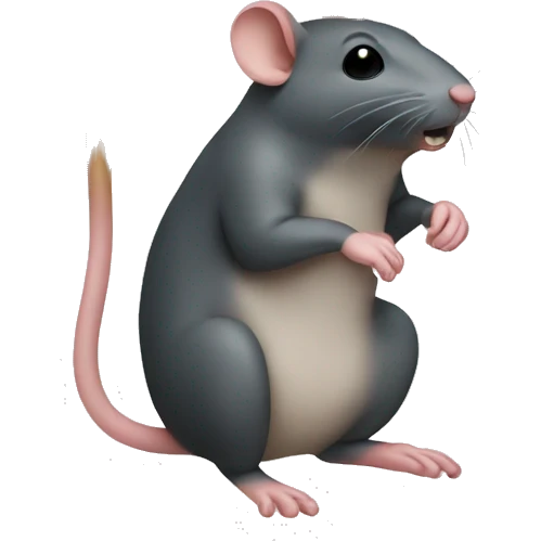 flag with colors from existing rat emoji with rat emoji on top emoji