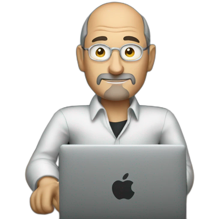 steve jobs as traveler emoji