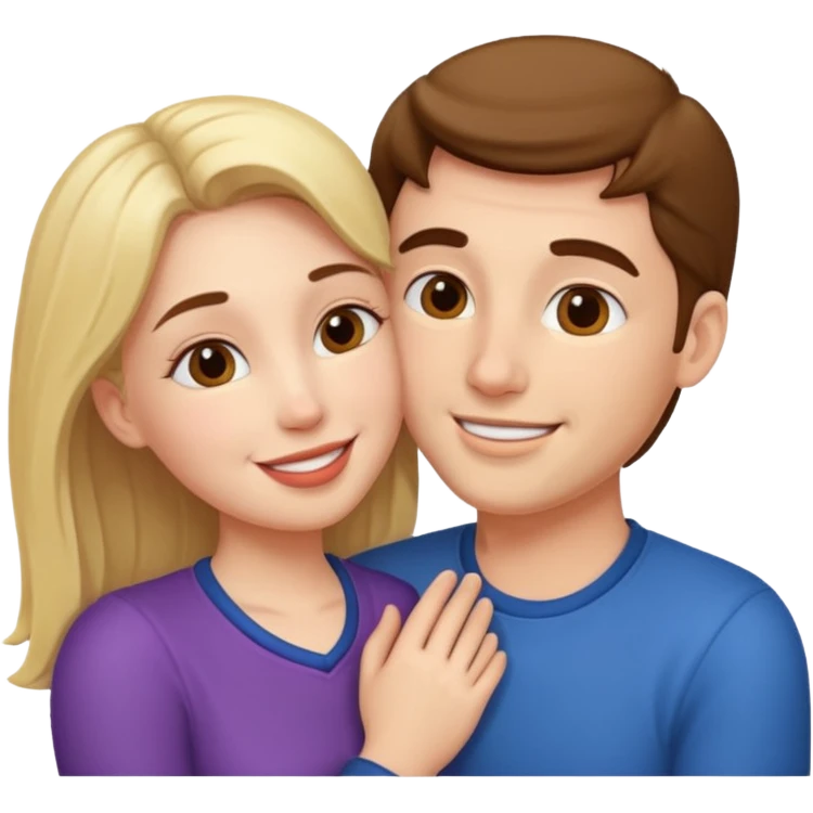 People having sex naked and kissing emoji