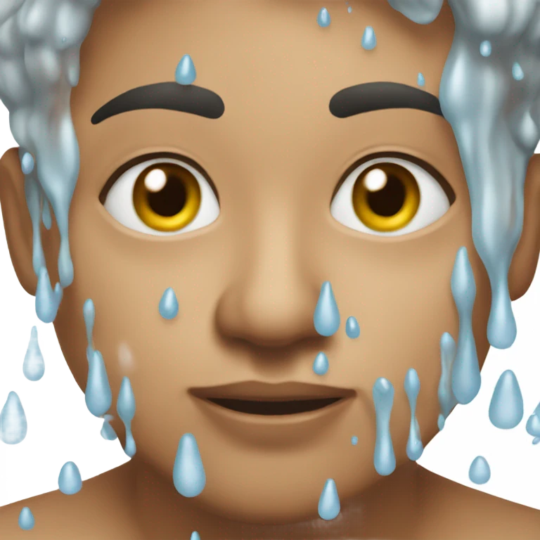 Wash your face emoji