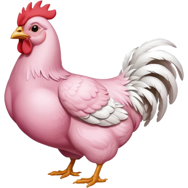 Chicken butt emoji