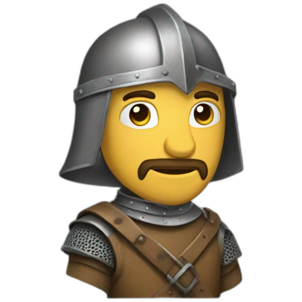 caballero medieval  emoji