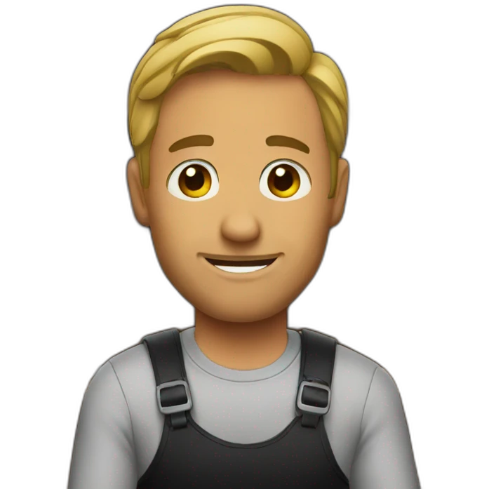 man in a bar emoji
