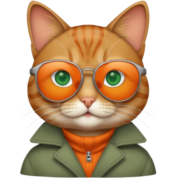 Cat wearing sunglasses emoji